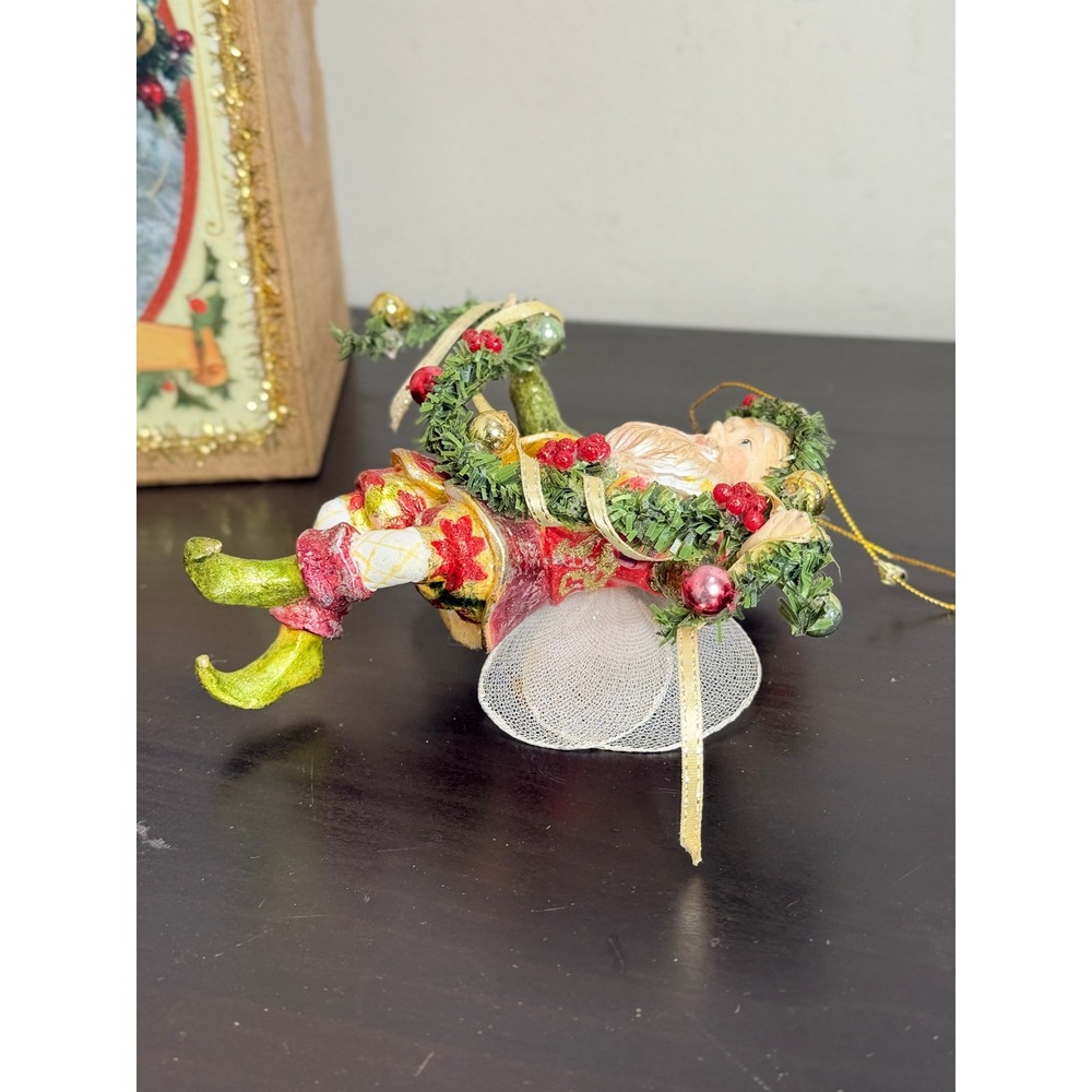 Mark Roberts Deck the Halls Fairy Christmas Ornament Collectible Figurine 6in - Picture 4 of 10